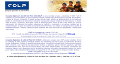 Desktop Screenshot of colp.com.pe