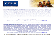 Tablet Screenshot of colp.com.pe